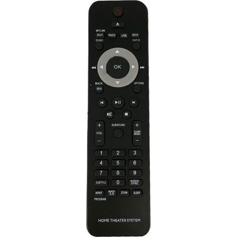 Nouveau remplacement pour Philips Home cinéma système LCD TV télécommande pour HTS8100 hts8140 HTS6515 Fernbedienung (1/2)