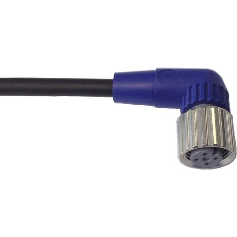 Connettore femmina M8 angolare precablato 3 fili PVC 5 metri Omron XS3FLM8PVC3A5M