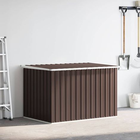 vidaXL Caja de almacenamiento de jardín marrón 171x99x93 cm (1/3)