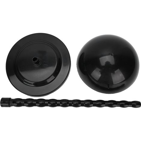 Soporte redondo, portátil y estable para pelucas y sombreros, ideal para peluqueros y barberos en formación.
