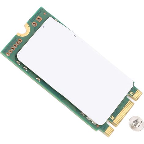 SSD M.2 2242 32 Go pour ordinateur portable et de bureau, carte mère interne à semi-conducteurs avec vis, installation facile (Plug and Play), carte SD (1/5)