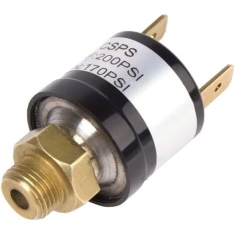 12V à toute épreuve 170-200 psi interrupteur pression d'air de commande soupape commutation compresseur d'air pompe à corne voiture train régulateur 1/8" NPT