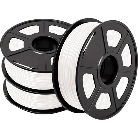 Filament PLA 3 Rouleaux, Diamètre 1,75 mm, Matériau Écologique (1/2)