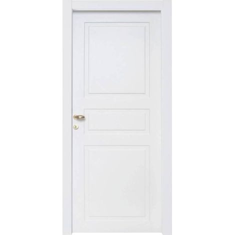 PORTA BUGNA 80X210 CM LACCATO BIANCO