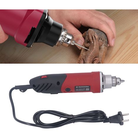 Meuleuse électrique, meuleuse droite, meulage, découpe, perçage, sculpture de racines, polissage, machine antirouille, petit outil, léger et portable pour la maison, norme européenne 220 V (1/5)