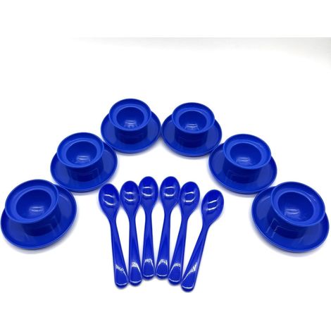 Coquetier en plastique Bleu (1/2)