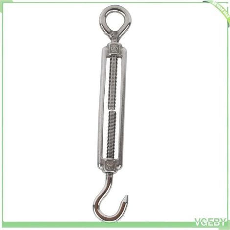 Tendeur de corde - FAFEICY - Tendeur à crochet et œil réglable - Acier inoxydable - Dispositif antivol - 2500 kg (1/5)