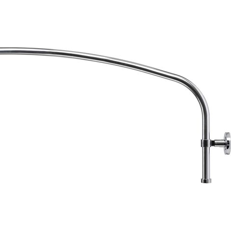 Tringle de douche courbée Longueur max. 2000 mm Chrome (1/5)