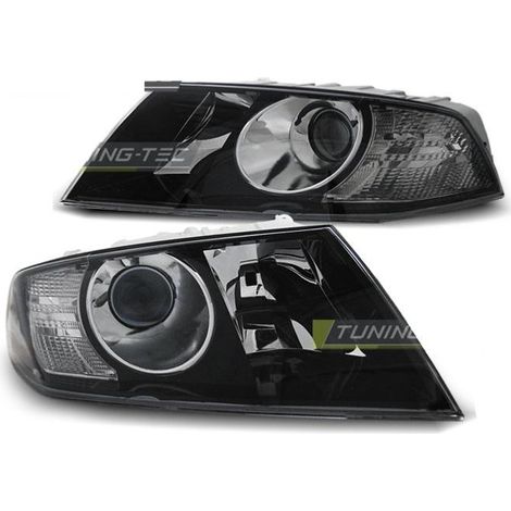 Paire de feux phares Skoda Octavia 04-08 design noir-27361812 (1/2)