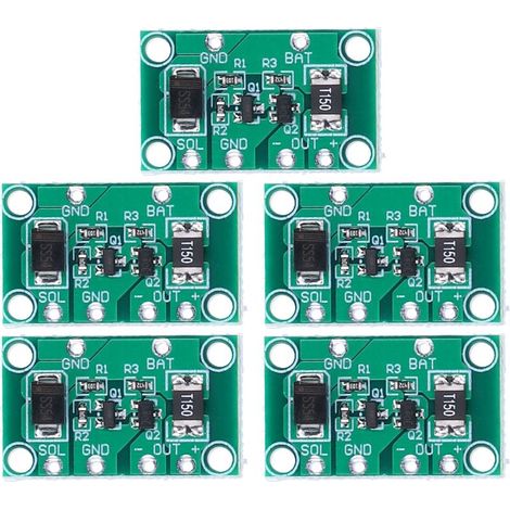 Carte de Contrôleur de Charge Solaire 5 Pièces S665, Carte de Circuit de Module de Contrôleur de Charge de Batterie de Contrôle de la Lumière pour Lampes de Pelouse Solaires, Lampe Murale Solaire (1/5)