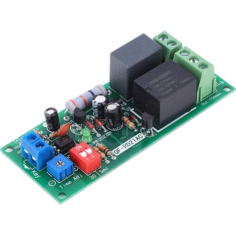 Module de relais temporisé 100-220 V CA, minuterie 0-300 min (1/5)