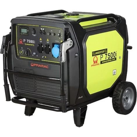 Pramac – Groupe électrogène monophasé 7000W – Système de régulation de tension Inverter – Démarrage électrique – Autonomie 11h – Niveau sonore 64 dB(A) (1/2)