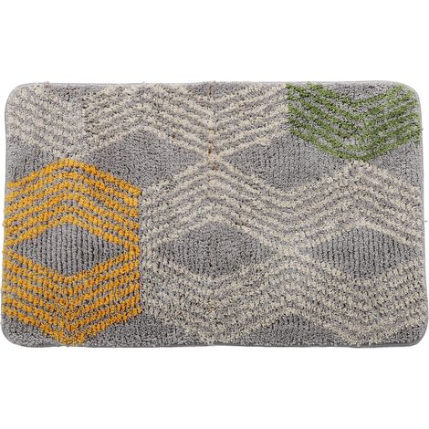Bath Mat Strong Water Absorbent Prevent Slip Bathroom Floor Mat for Home Entryway 50 X 80cm Type C 50 X 80cm (1/4)