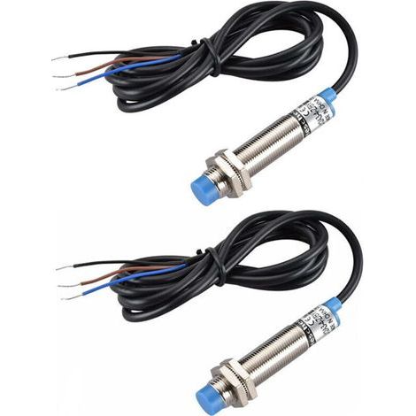 Geschirmter induktiver Näherungssensor M12, 4 mm, 10–30 V DC, PNP-NO-Ausgang, 3-adrig, für berührungslose Metallerkennung (1/4)
