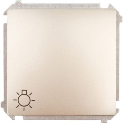 Bot贸n b谩sico Simon /luz/, conectores r谩pidos, acabado satinado BMS1.01/29