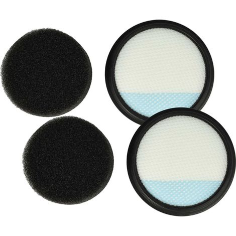 vhbw 4x filtro compatibile con Vax Blade 32V TBT3V1T1, 32V Ultra TBT3V1P2 aspirapolvere - filtro di spugna, filtro pre-motore