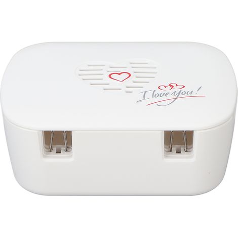 Support mural pour brosse à dents avec stérilisation UV, charge USB, boîtier de rangement hygiénique pour salle de bain (1/5)