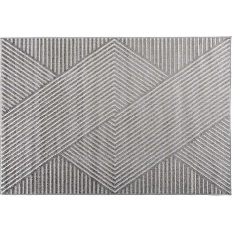 Tapis Déco "Aron Solar" 240x340cm Gris (1/5)
