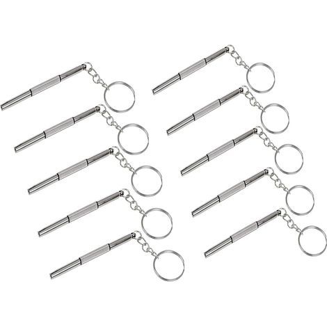 [JAMAIS UTILISÉ]10 Pcs Precision Screwdriver,Mini Tournevis,Multifonction Mini Tournevis Eyeglass D'Outils à Main 3-In-1 Tournevis Montre Eyeglass Kit De RéParation Avec Porte-CléS (1/5)
