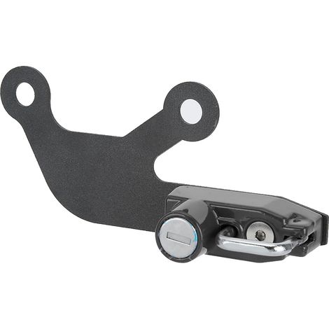Antivol casque moto côté gauche compatible Kawasaki Ninja 650 Z 650 (Noir) (1/5)