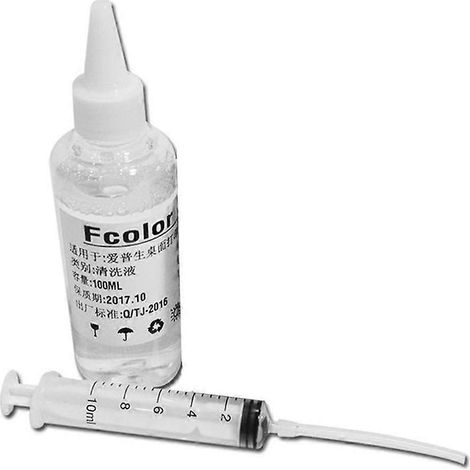 Kit de nettoyage pour imprimante Epson : nettoyant à rinçage, débloque la tête d'impression. Compatible avec les têtes d'impression. (1/5)