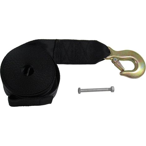 5 Metre Hand Winch Strap - 50MM 2500LBS Hook Eye Belt Webbing