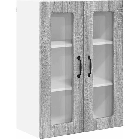 Meuble mural de cuisine,Armoire de cuisine avec porte Gris Sonoma 60 x 31 x 80 cm CFW51887 (1/5)