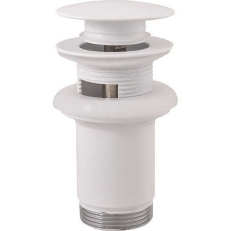 Pop-up pour lavabo et évier en laiton blanc 6,5 cm (1/2)