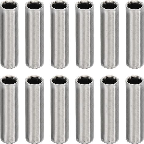 Entretoises en Acier 12 Pcs Métal 6,2mm Id x 8mm Od x 30mm L (1/5)