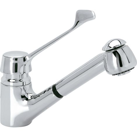 Robinet Industriel Mélangeur Eau Froide et Chaude et Bec Amovible - Distform