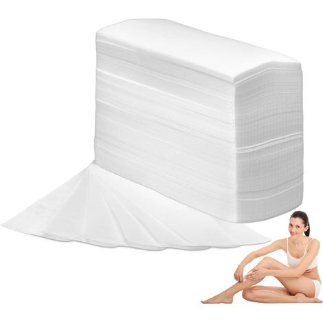 200 x Non-Woven Strips for Hot Wax and Sugar Paste, Waxing Strip for All Types of Hair Removal Body, Legs and Face (1/5)
