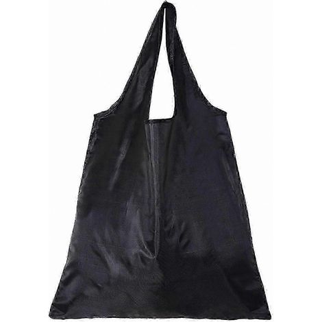 Sac fourre-tout pliable grande capacité avec poignées renforcées, imperméable et réutilisable pour les courses et usages multiples (1/2)