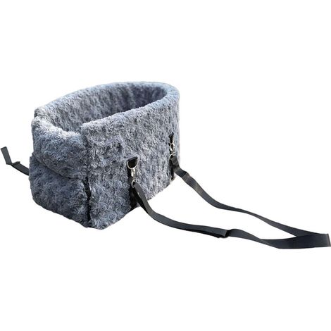 Console centrale per cani, seggiolino auto invernale imbottito per gatti, bracciolo rialzato con cinghia di sicurezza, borse da viaggio portatili per cani e gatti, supporta fino a 6,3 kg -Crezuo