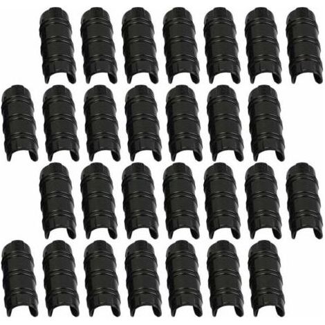 CHOYCLIT Accessoire pour serre,30pcs 32mm Serre Clips,Pinces à Tuyau pour la Fixation des Housses au Jardin Serres,des Films,des Plantes (1/4)