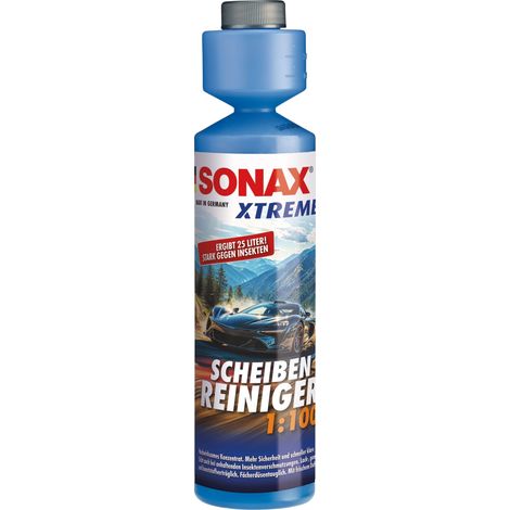SONAX Concentré de nettoyage XTREME Nettoyant pour vitres 1:100, 02711410, 250 ml