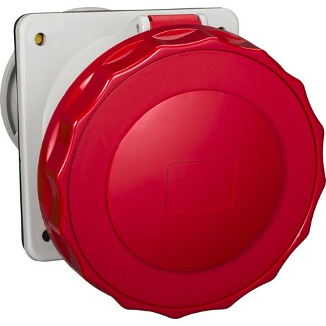Presa fissa BT da incasso inclinata IP67 125A 380V 3P+T - 81294