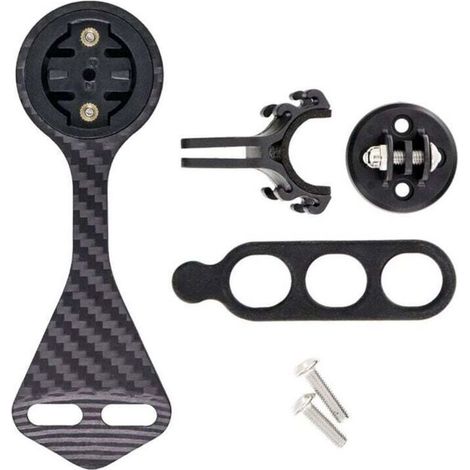 Soporte de ordenador de fibra de carbono para manillar de bicicleta F12 para Garmin Cateye (modelo YZA) (1/5)