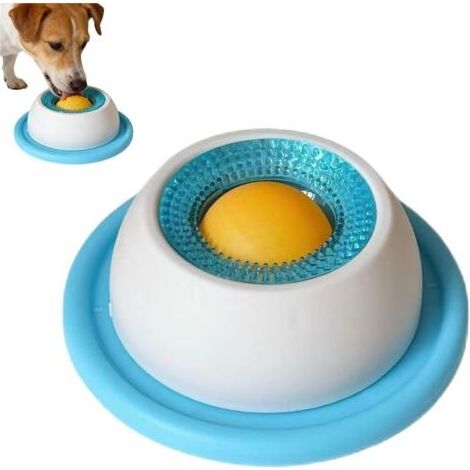 Jouets à lécher pour chiens, gamelles antidérapantes, balles à lécher pour chats et chiens, gamelles à lécher pour alimentation lente, jouets éducatifs pour soulager l'anxiété des chiens. (1/5)