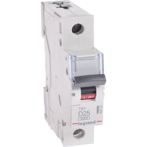 Interruttore di sovracorrente Legrand s 301 25A 6000A
