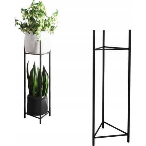 Supporto per vaso da fiori in metallo nero Loft Metz L MAX. Vaso da fiori 30,5 cm (1/5)