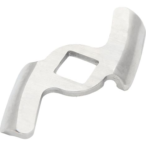 2 lames de hachoir à viande en acier inoxydable 304, accessoire de disque de broyage pour hachoir de type 5/B (trou carré de 8 mm, 2 lames) (1/5)