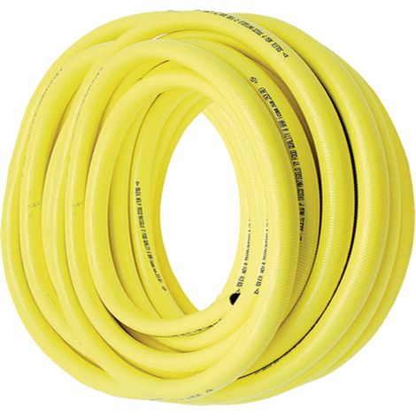 PVC-Gartenschlauch, gelb, 1 Zoll (25 mm), 100 m