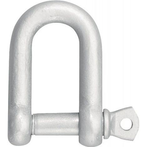Manille, capacité de charge 300 kg, manille/boulon 10 mm, forme droite (1/3)