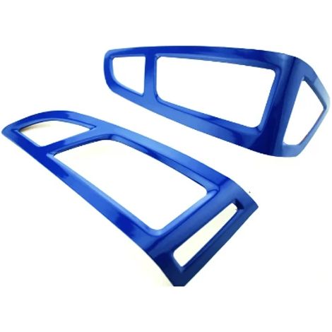 (BLEU 2 PIÈCES) Paillettes décoratives pour grilles d'aération de climatisation en ABS. Convient aux Focus 3 et 4 (2012-2017). Accessoires intérieurs pour voiture. (1/4)