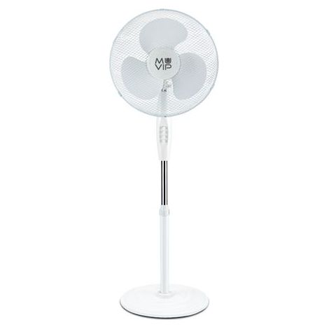 Ventilateur Sur Pied Muvip - 40cm - 45w - Base Renforcée - 3 Vitesses - Coloris Blanc (1/3)