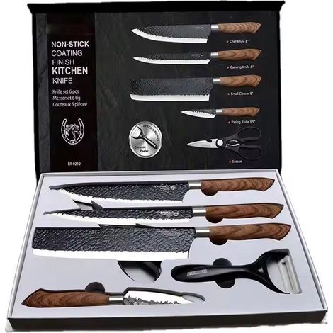 Modernes 8-Zoll-Kochmesser-Set aus Edelstahl mit Geschenkbox für die Küche Küchenmesser-Sets (1/4)