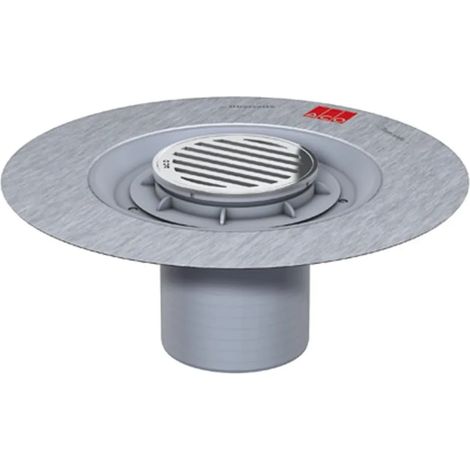 ACO Easy-Flow Aufsatzstück D136/ ABS/Rahmen/Schlitzrost V2A lose, 5141.32.00