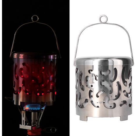 Housse chauffante pour mini-chauffage d'extérieur, chauffage de camping, housse chauffante en acier inoxydable (1/5)