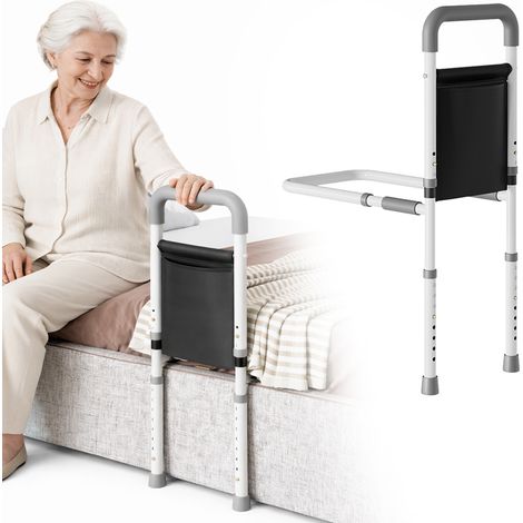 Sponda Letto per Anziani Bambini Disabili Mobilità Ridotta Cinture di Sicurezza