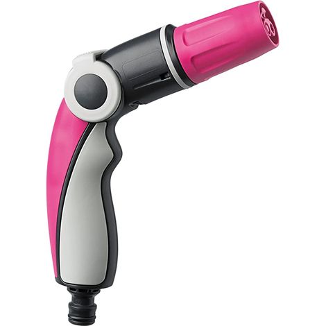 PISTOLA PER IRRIGAZIONE JET PREMIUM PLUS A 3 GETTI - COLORE FUCSIA/NERO/BIANCO